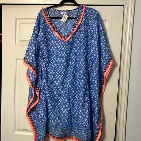 Pure Nordic  Kaftan
White Blue Print - Picture 1 of 5